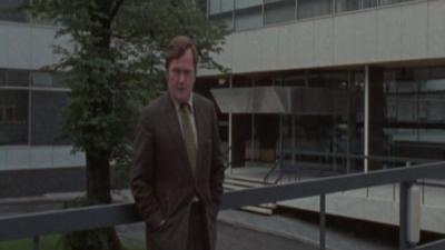 Tom Coyne outside Pebble Mill studios.