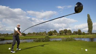 Karsten Maas and the longest useable golf club