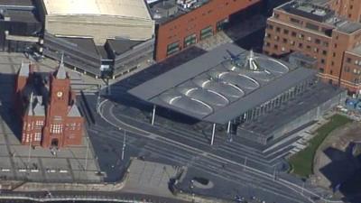 The Senedd building