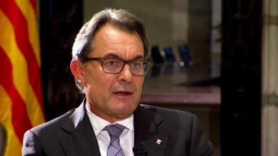 Catalonian President Artur Mas