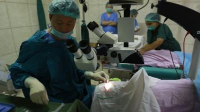 Surgery room in Chinese hospital