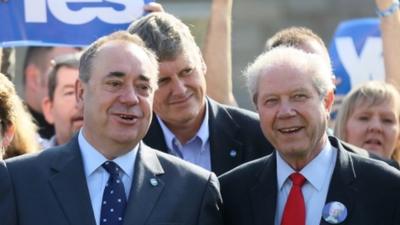 Alex Salmond and Jim Sillars