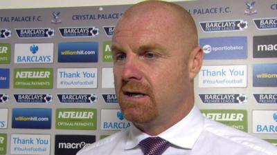 We are a work in progress - Sean Dyche