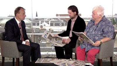 Andrew Marr, Alex Massie, Val McDermid