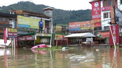 flooded street