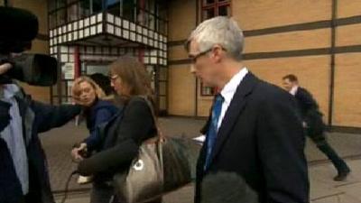 Dr Myles Bradbury leaves Cambridge Crown Court