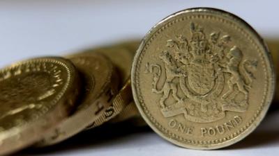 Sterling pound coins