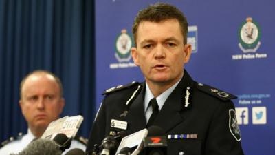 Acting Commissioner Andrew Colvin releasing details of an extensive NSW Joint Counter Terrorism Team operation