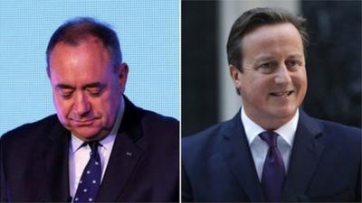 Alex Salmond and David Cameron