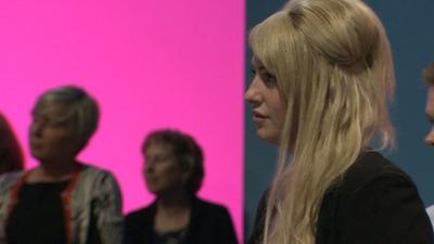 Elizabeth the apprentice at Labour conference