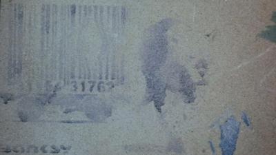 Banksy's leopard breaking out of a barcode