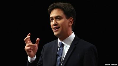 Ed Miliband, the Leader of the Labour Party, delivers his keynote speech at the Labour Party Conference