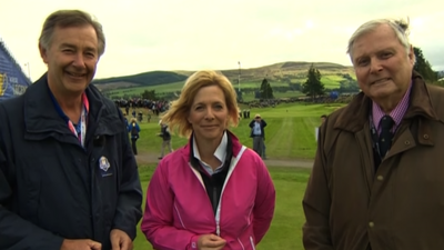 Ken Brown, Hazel Irvine and Peter Alliss look ahead to the 2014 Ryder Cup