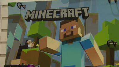 Minecraft graphic at CultureTech