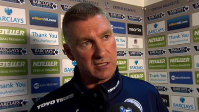 Manager Nigel Pearson says Leicester with "under par"