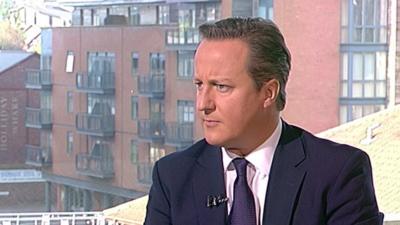 David Cameron on the Andrew Marr Show