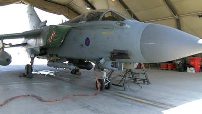 Tornado from RAF Marham in Afghanistan