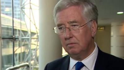 Defence minister Michael Fallon