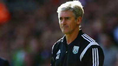 West Bromwich Albion manager Alan Irvine