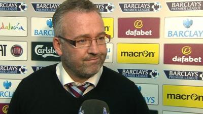 Aston Villa manager Paul Lambert