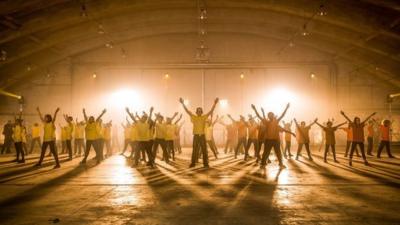 A group dance to classical music from the Ten Pieces film