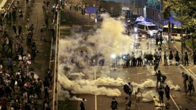 The protests had paralysed parts of central Hong Kong