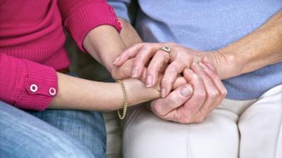 Carer and person with dementia