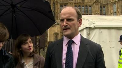 Douglas Carswell arrives at House of Commons