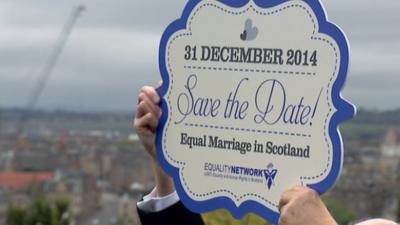 Date of the first same-sex marriage in Scotland