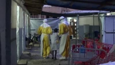 MSF treatment centre in Guinea