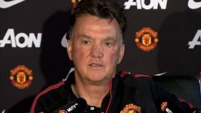 Manchester United manager Louis van Gaal