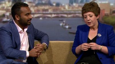 Amol Rajan and Baroness Stowell