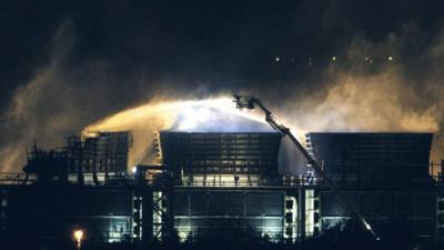 Fire at Didcot B power station