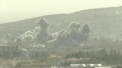 Smoke over Kobane