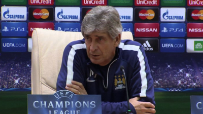 Manchester City manager Manuel Pellegrini