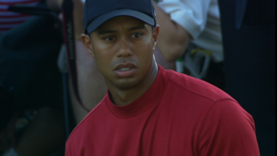 Tiger Woods at The Masters in 2005