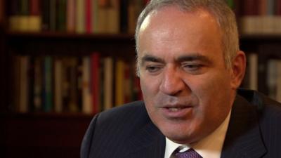 Russian opposition politician Garry Kasparov, founder of United Civil Front