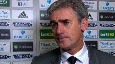 West Brom manager Alan Irvine