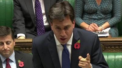 Ed Miliband at PMQs