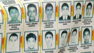 Poster of some of the missing students