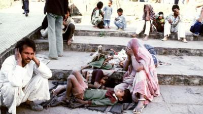 Bhopal victims waiting for treatment