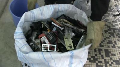 Recycling mobile phones