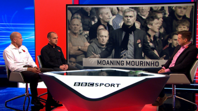 Match of the day 3 panel Brad Friedel, Danny Murphy and Mark Chapman (L-R)