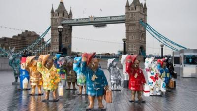 Some of the Paddington statues