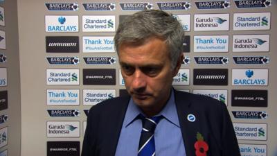 Chelsea boss Jose Mourinho