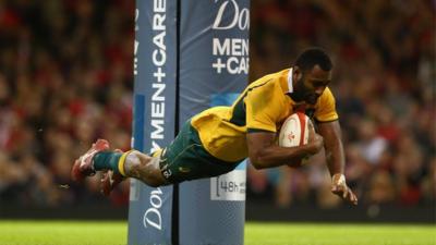 Tevita Kuidrani of Australia