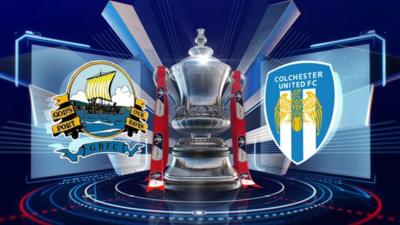 FA Cup: Gosport 3-6 Colchester highlights