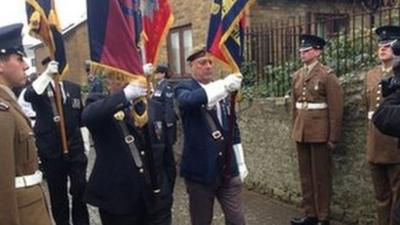 Harold Morgan's funeral