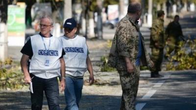 OSCE officials in Russia