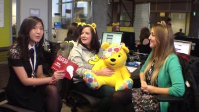 Children In Need pledge team